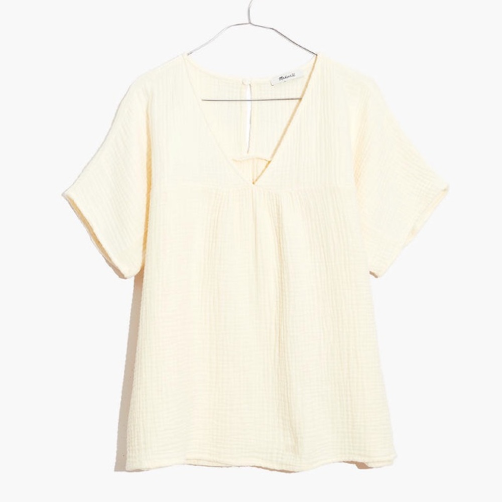 Madewell Crinkle Gauze Rhyme Top
